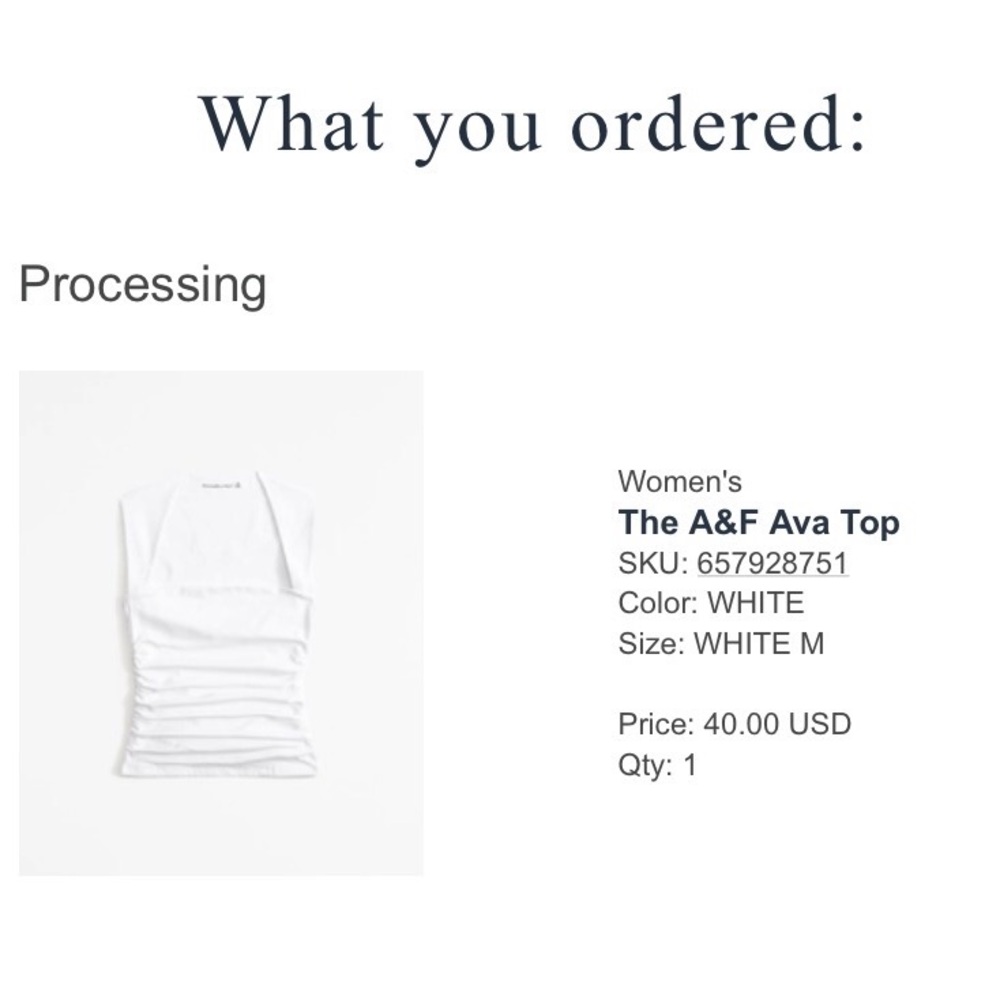Abercrombie & Fitch Black Tank - Picture 4 of 4